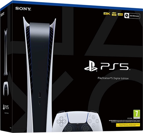 Playstation 5 Digital Edicao 825GB Branco Caixa CeX PT Buy Sell Donate